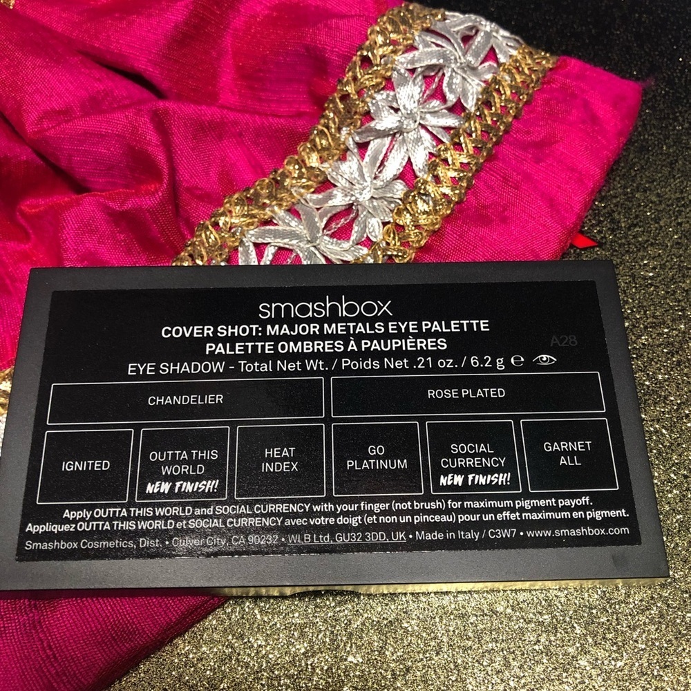 🆕 SMASHBOX COVER SHOT EYE PALETTE - MAJOR METALS - Picture 4 of 7